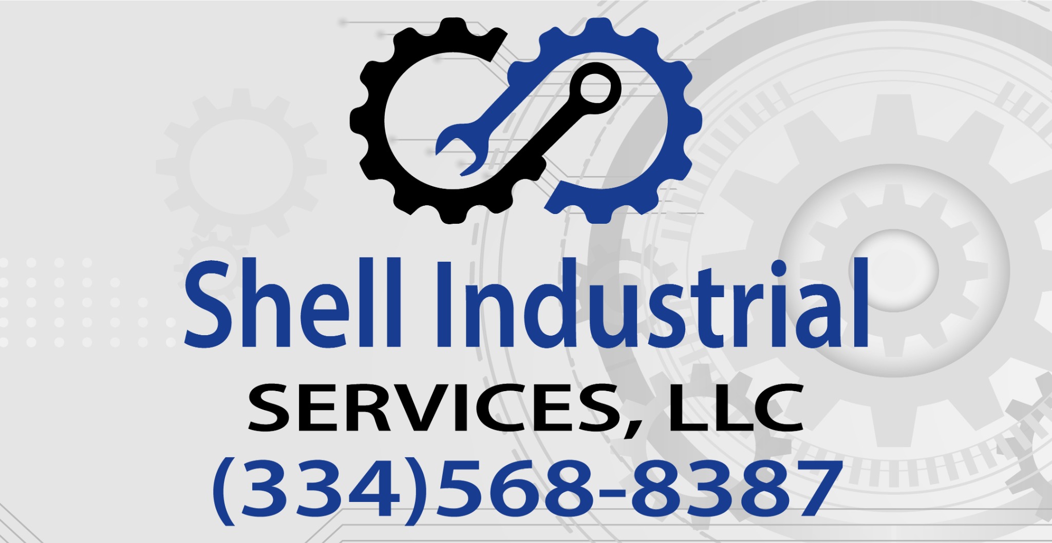 Shell Industrial Services LLC gear and wrench logo